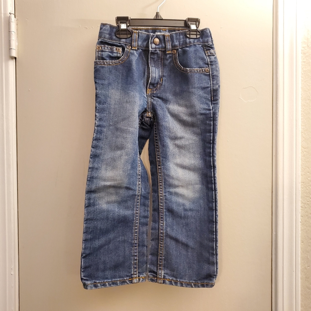 Snap button jeans